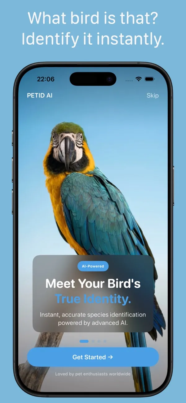 PetID Bird screenshot 1