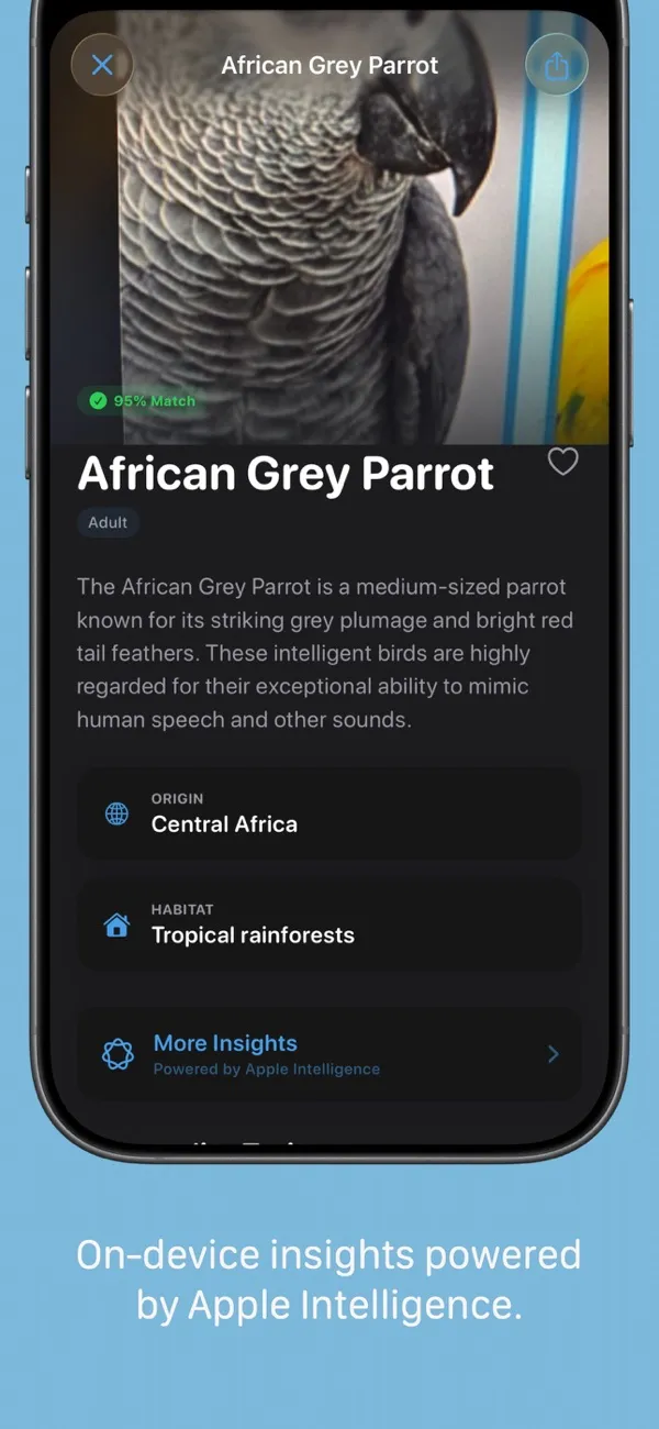 App Store-skærmbillede 4 af PetID Bird