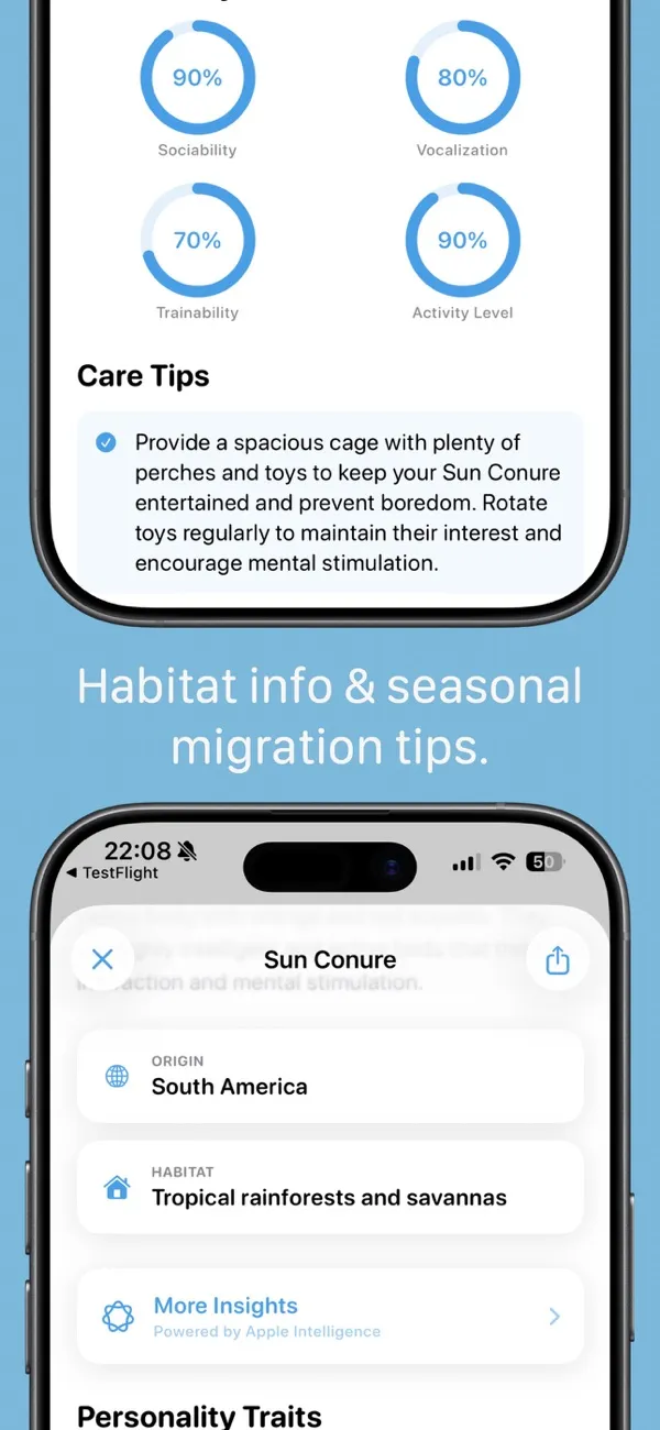 App Store-skærmbillede 5 af PetID Bird