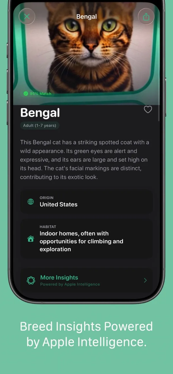 لقطة شاشة 4 من PetID Cat في App Store